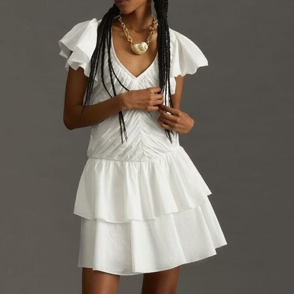 Anthropologie Dresses & Skirts - Women's Love The Label Ruffled Mini Dress